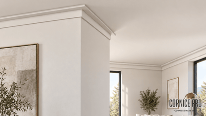 Phoenix cornice in a room render