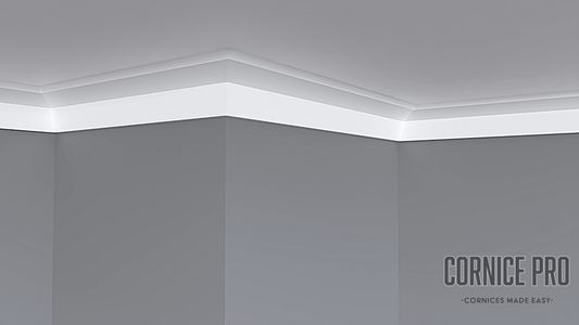 The Turkey Lightweight XPS Cornice - Cornice Pro80mm x 80mm x 2000mm