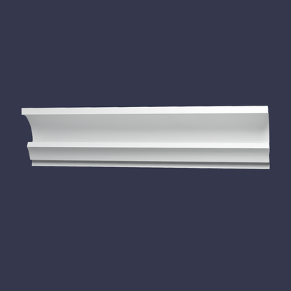 Modern LED cornice-Stepped Architectural Lighting Profile front view