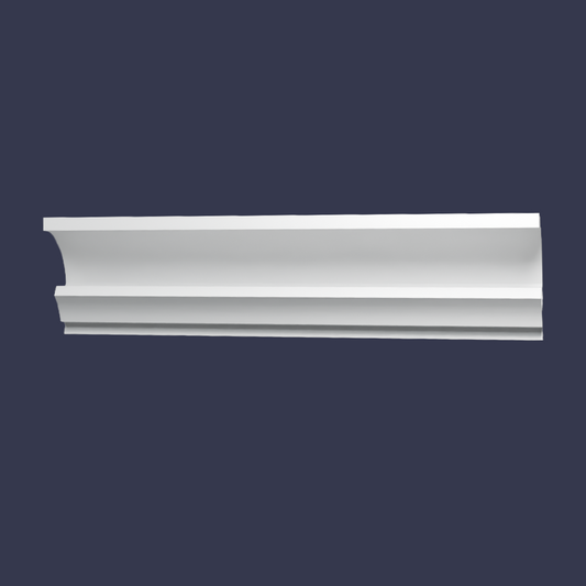 Modern LED cornice-Stepped Architectural Lighting Profile front view