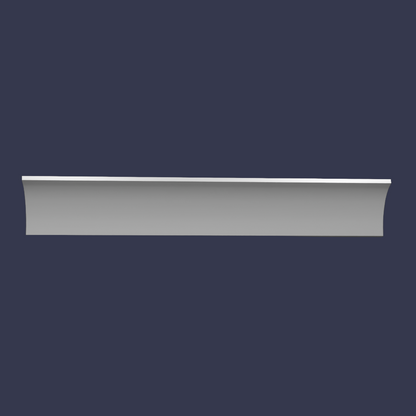 Cornice modern cornicing-Cove Cornice-Classic Curve Ceiling Trim front view