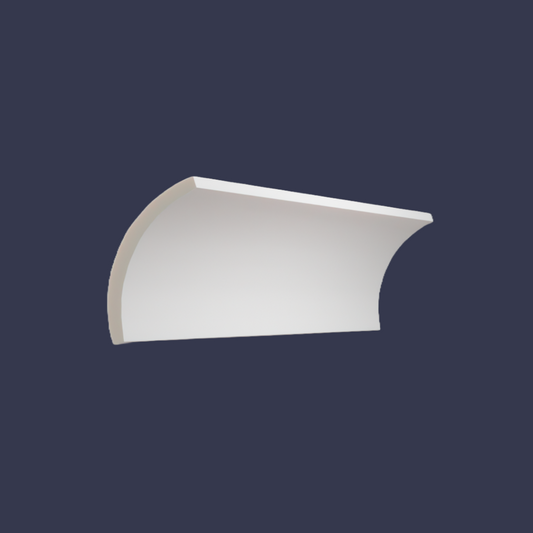 Cornice modern cornicing -Cove Cornice-Classic Curve Ceiling Trim side view