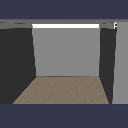 room showing crow 2-Modern Square Set Cornice