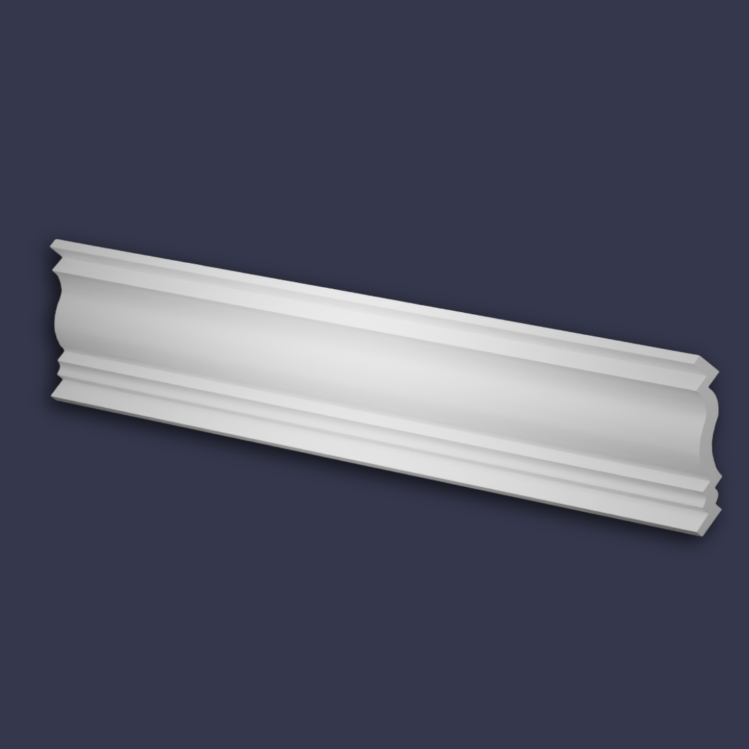 Modern cornice Decorative Cornice-Layered Classic Ceiling Trim side profile