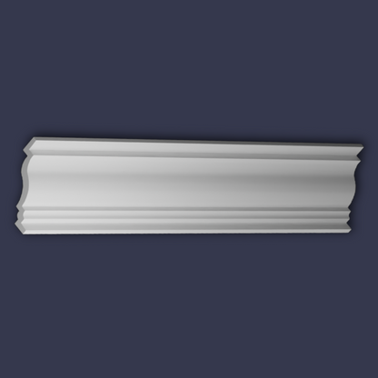 Modern cornice Decorative Cornice-Layered Classic Ceiling Trim front close up