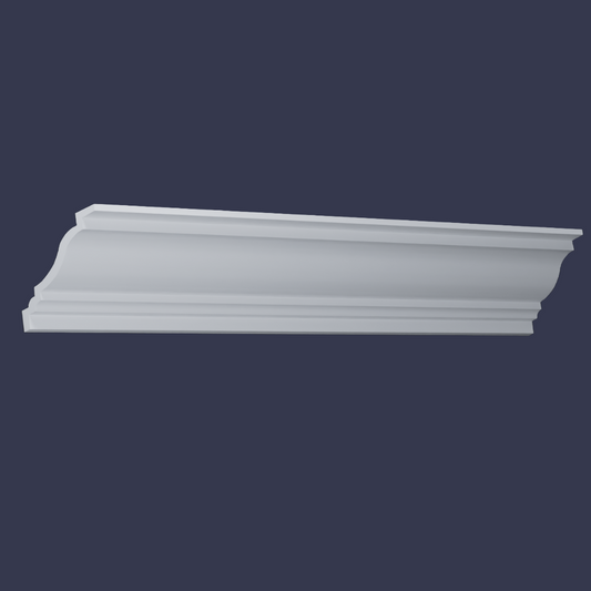 Modern cornice Decorative Cornice-Layered Classic Ceiling Trim front view tilt