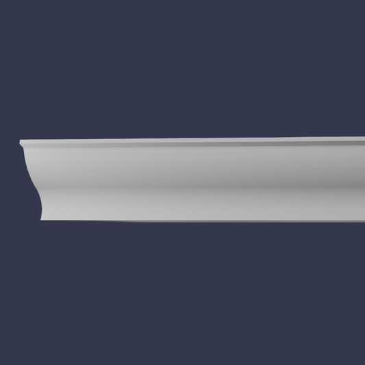 Modern cornice-Minimalist Curved Ceiling Trim close up