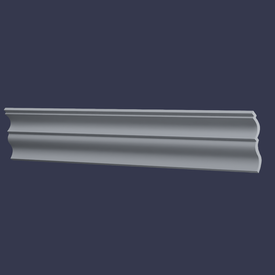 Modern cornice-Soft Curve Ceiling Trim with shading